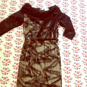 NWT Byron Lars Beauty Mark Black Sheer Dress